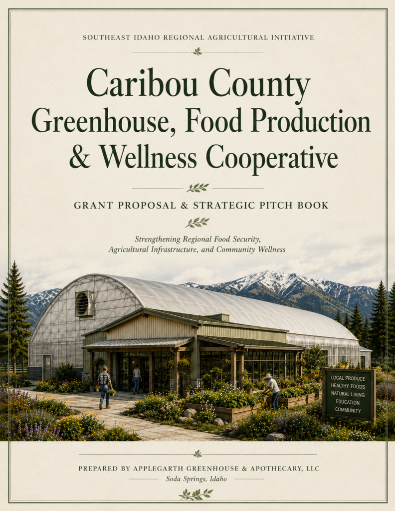 Caribou County Greenhouse Food Prodcution and Wellness Coorporative